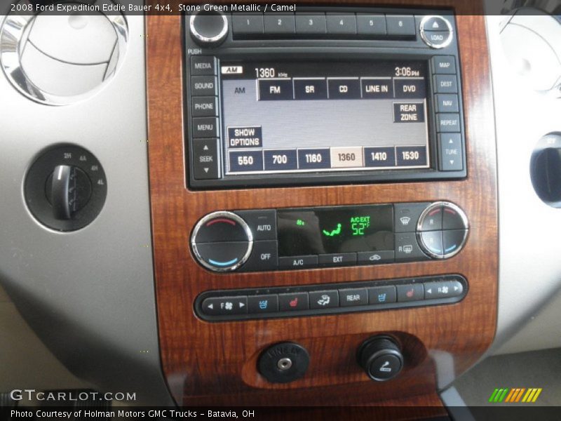 Stone Green Metallic / Camel 2008 Ford Expedition Eddie Bauer 4x4