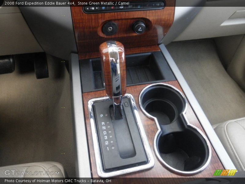 Stone Green Metallic / Camel 2008 Ford Expedition Eddie Bauer 4x4