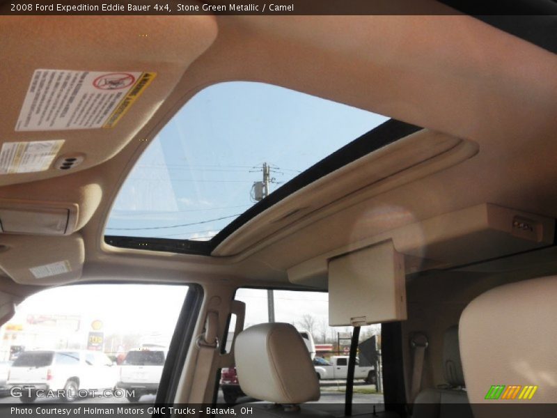 Stone Green Metallic / Camel 2008 Ford Expedition Eddie Bauer 4x4
