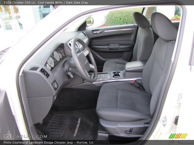 Cool Vanilla White / Dark Slate Gray 2009 Chrysler 300 LX