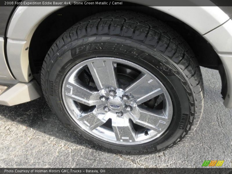 Stone Green Metallic / Camel 2008 Ford Expedition Eddie Bauer 4x4