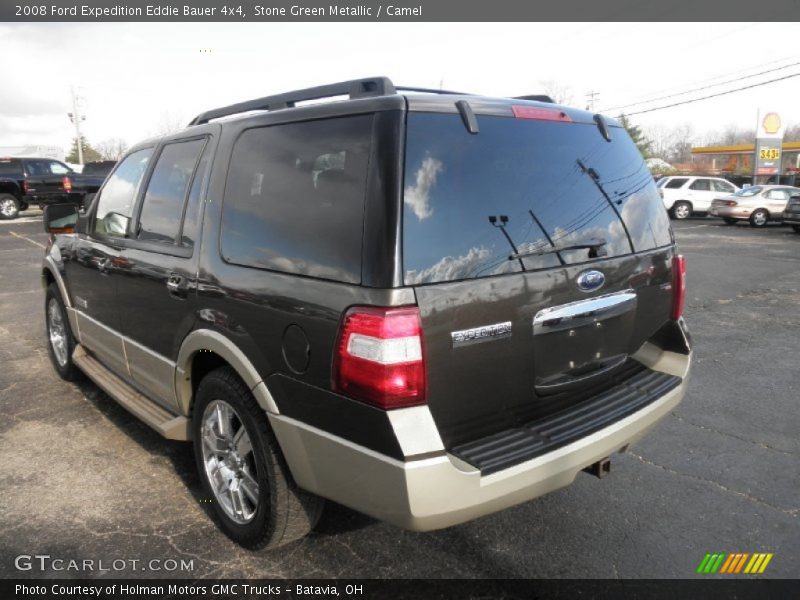 Stone Green Metallic / Camel 2008 Ford Expedition Eddie Bauer 4x4