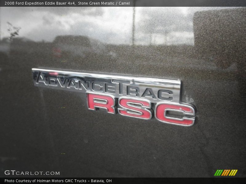 Stone Green Metallic / Camel 2008 Ford Expedition Eddie Bauer 4x4