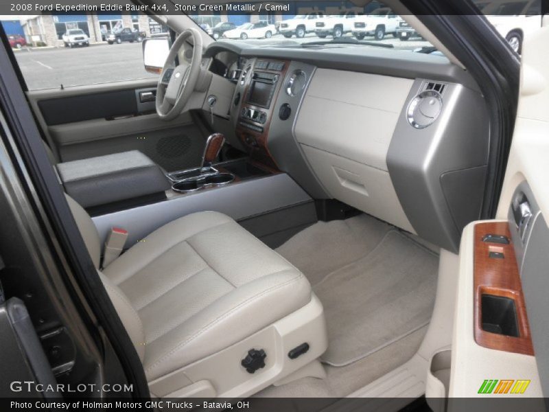 Stone Green Metallic / Camel 2008 Ford Expedition Eddie Bauer 4x4