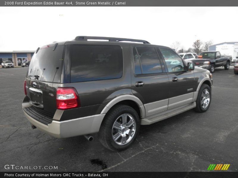 Stone Green Metallic / Camel 2008 Ford Expedition Eddie Bauer 4x4