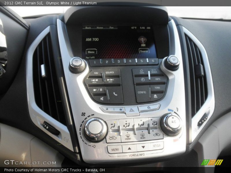 Olympic White / Light Titanium 2012 GMC Terrain SLE