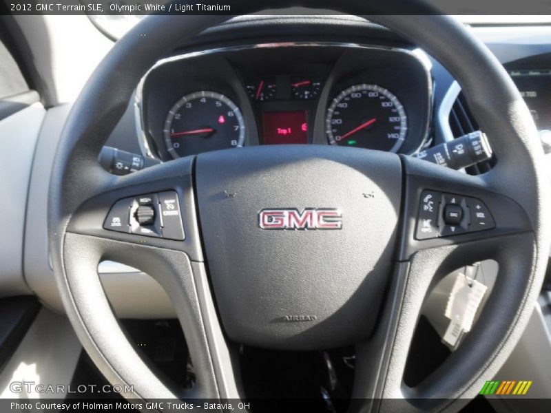 Olympic White / Light Titanium 2012 GMC Terrain SLE
