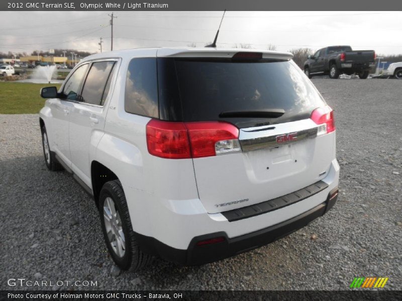 Olympic White / Light Titanium 2012 GMC Terrain SLE
