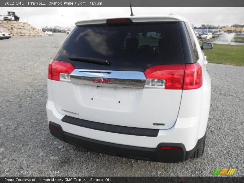 Olympic White / Light Titanium 2012 GMC Terrain SLE