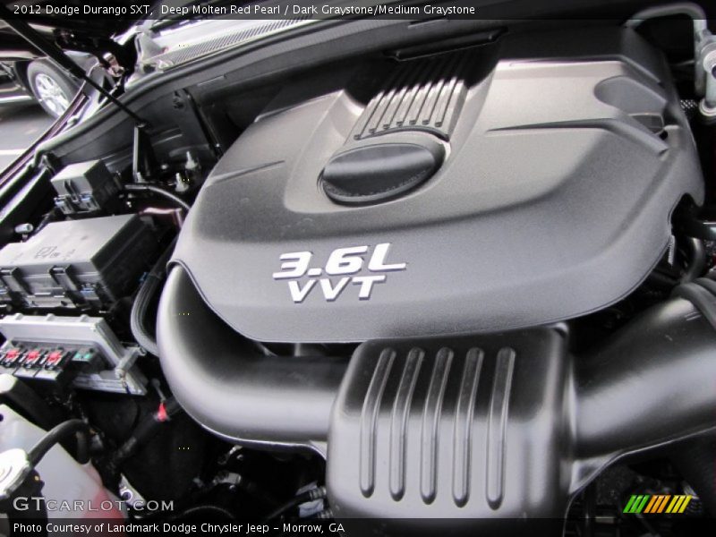  2012 Durango SXT Engine - 3.6 Liter DOHC 24-Valve VVT Pentastar V6