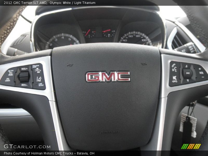 Olympic White / Light Titanium 2012 GMC Terrain SLT AWD