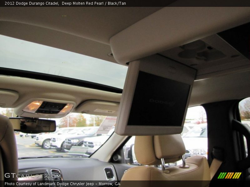 Deep Molten Red Pearl / Black/Tan 2012 Dodge Durango Citadel
