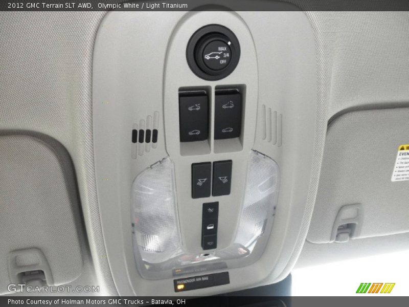 Olympic White / Light Titanium 2012 GMC Terrain SLT AWD