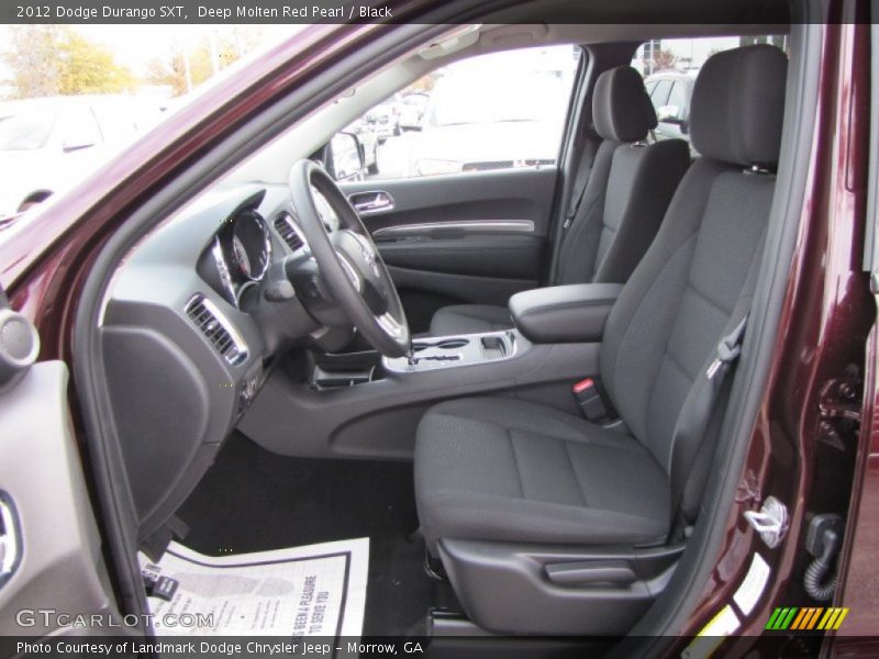  2012 Durango SXT Black Interior
