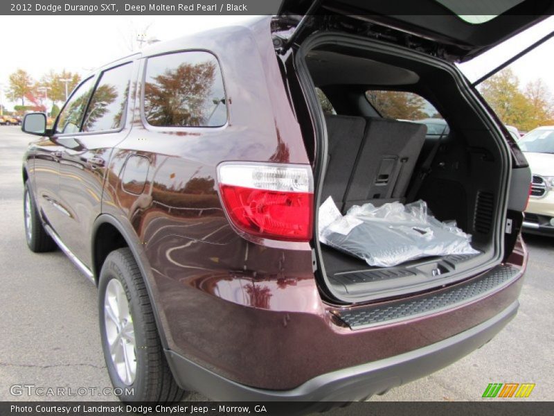 Deep Molten Red Pearl / Black 2012 Dodge Durango SXT