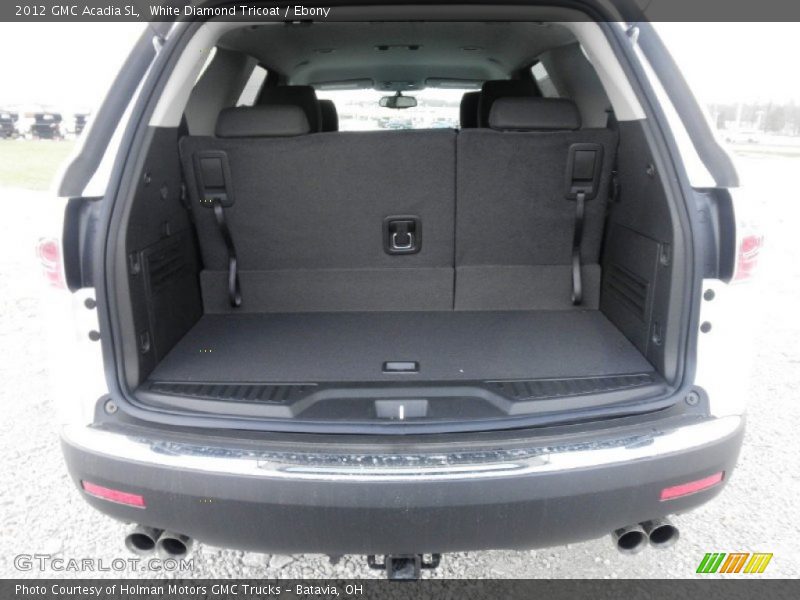 White Diamond Tricoat / Ebony 2012 GMC Acadia SL