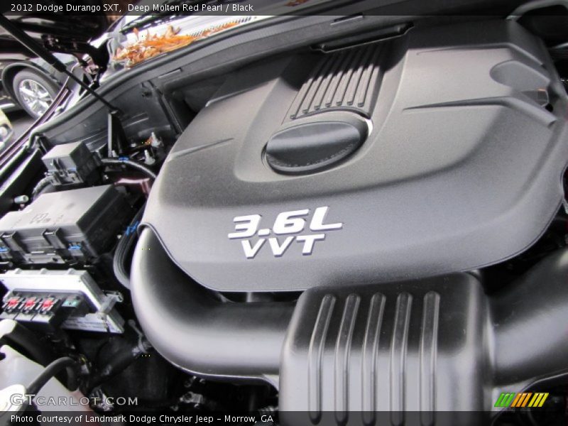 Deep Molten Red Pearl / Black 2012 Dodge Durango SXT