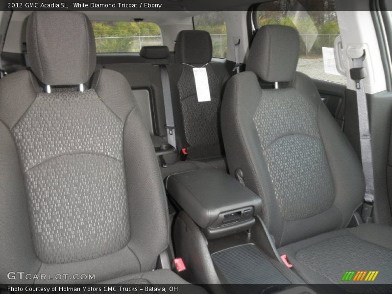 White Diamond Tricoat / Ebony 2012 GMC Acadia SL