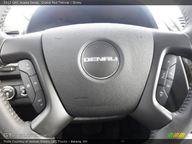 Crystal Red Tintcoat / Ebony 2012 GMC Acadia Denali