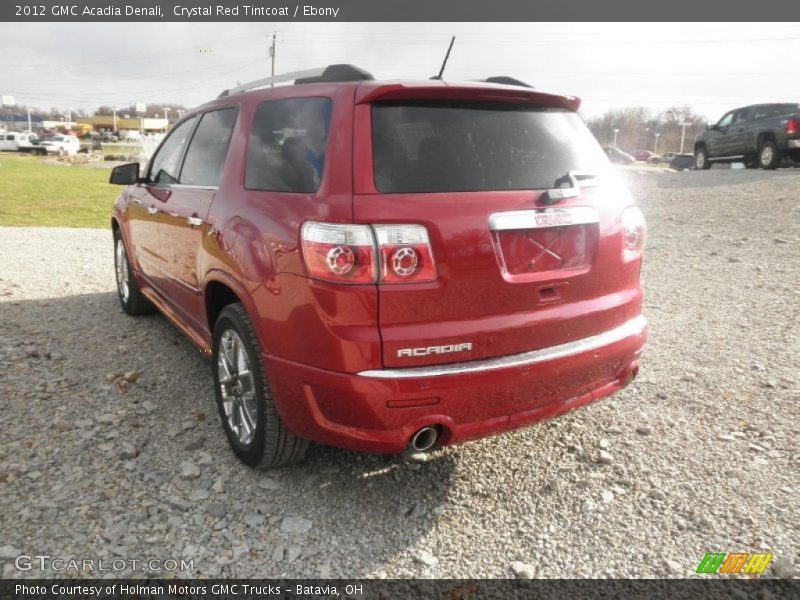 Crystal Red Tintcoat / Ebony 2012 GMC Acadia Denali