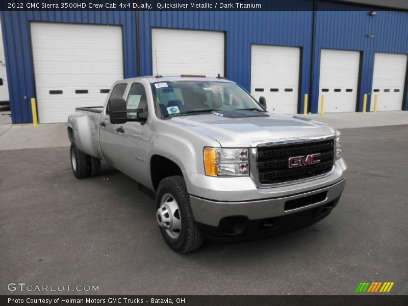Front 3/4 View of 2012 Sierra 3500HD Crew Cab 4x4 Dually