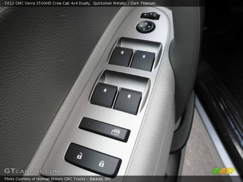 Quicksilver Metallic / Dark Titanium 2012 GMC Sierra 3500HD Crew Cab 4x4 Dually