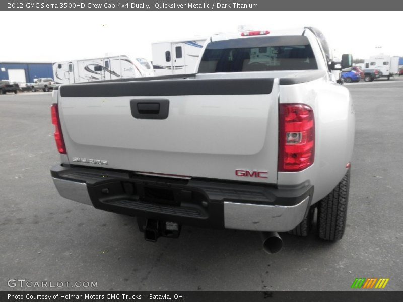 Quicksilver Metallic / Dark Titanium 2012 GMC Sierra 3500HD Crew Cab 4x4 Dually