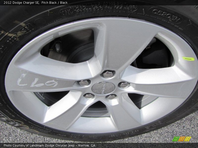 Pitch Black / Black 2012 Dodge Charger SE