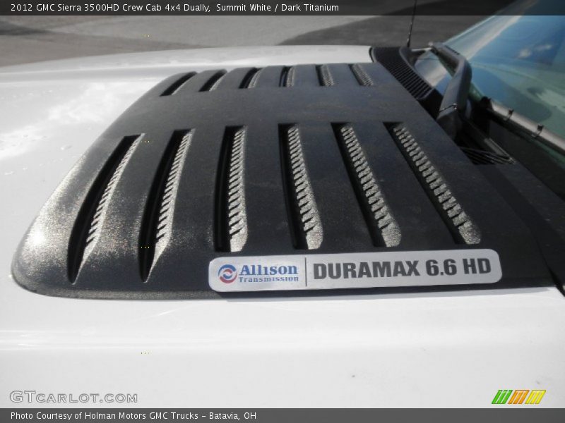 Summit White / Dark Titanium 2012 GMC Sierra 3500HD Crew Cab 4x4 Dually