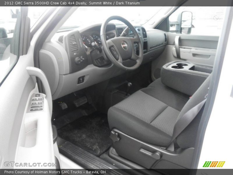 Summit White / Dark Titanium 2012 GMC Sierra 3500HD Crew Cab 4x4 Dually