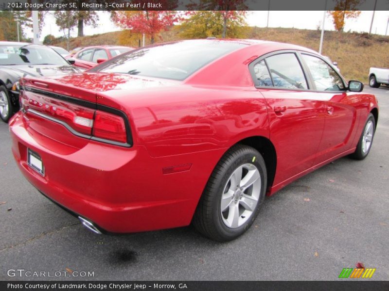 Redline 3-Coat Pearl / Black 2012 Dodge Charger SE