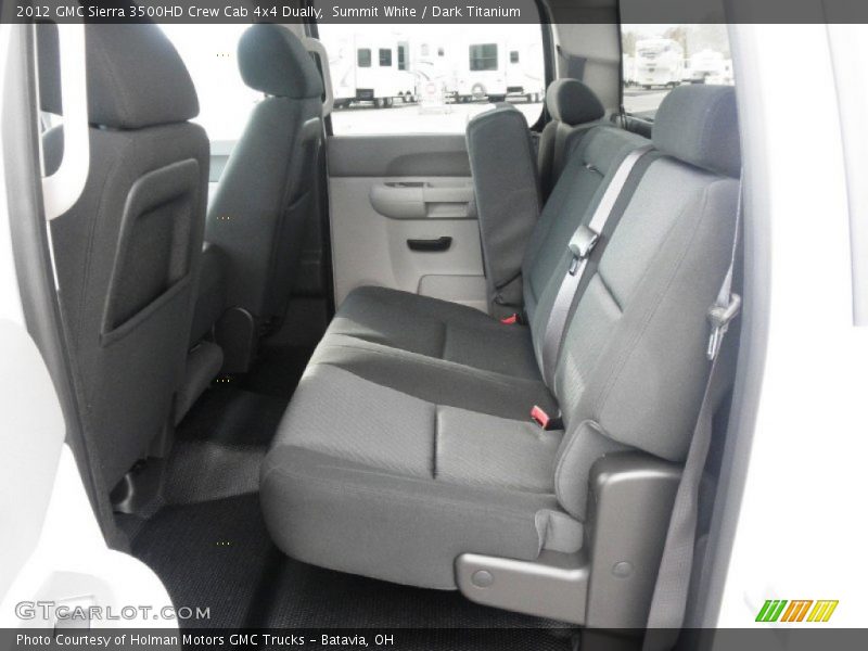 Summit White / Dark Titanium 2012 GMC Sierra 3500HD Crew Cab 4x4 Dually