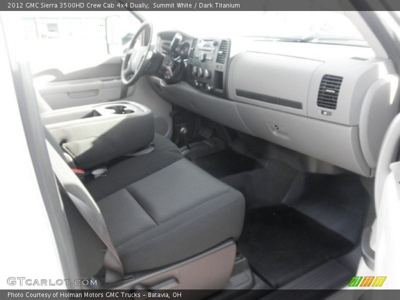 Summit White / Dark Titanium 2012 GMC Sierra 3500HD Crew Cab 4x4 Dually