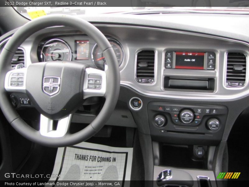 Redline 3-Coat Pearl / Black 2012 Dodge Charger SXT