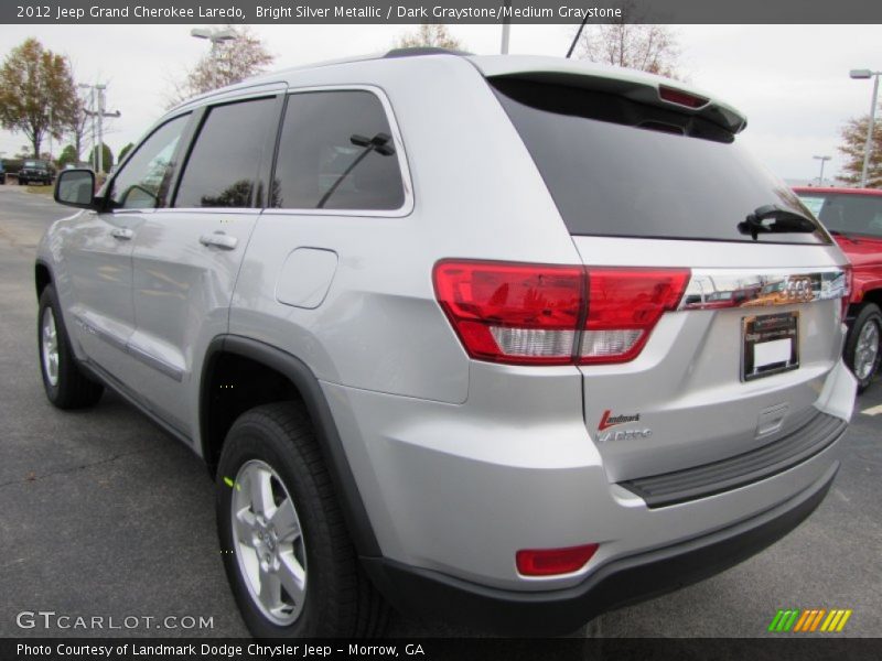 Bright Silver Metallic / Dark Graystone/Medium Graystone 2012 Jeep Grand Cherokee Laredo