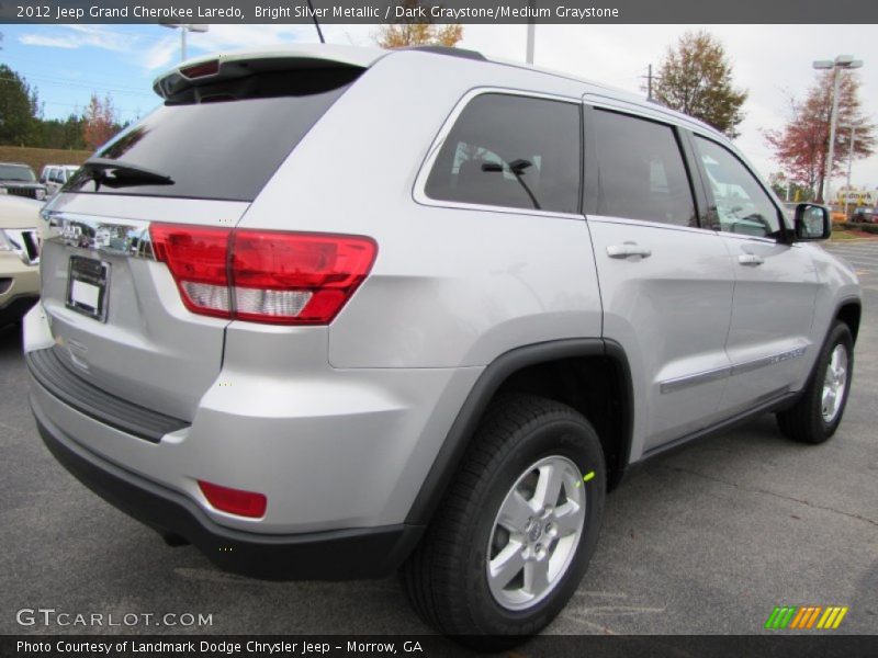 Bright Silver Metallic / Dark Graystone/Medium Graystone 2012 Jeep Grand Cherokee Laredo