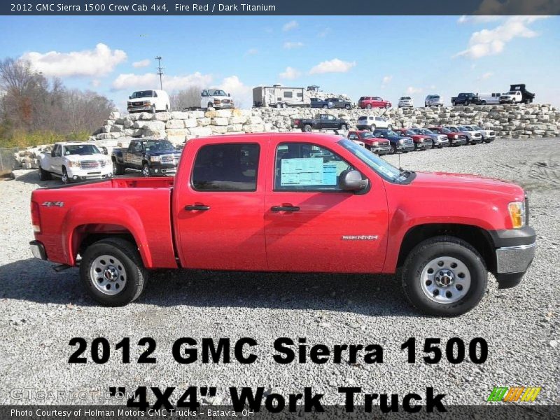 Fire Red / Dark Titanium 2012 GMC Sierra 1500 Crew Cab 4x4