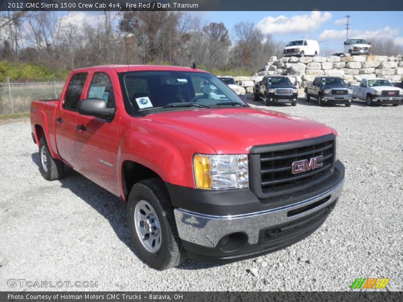 Fire Red / Dark Titanium 2012 GMC Sierra 1500 Crew Cab 4x4