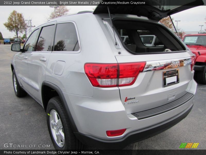 Bright Silver Metallic / Dark Graystone/Medium Graystone 2012 Jeep Grand Cherokee Laredo