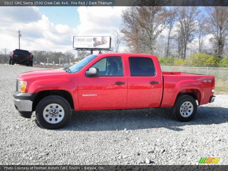 Fire Red / Dark Titanium 2012 GMC Sierra 1500 Crew Cab 4x4