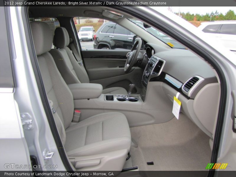 Bright Silver Metallic / Dark Graystone/Medium Graystone 2012 Jeep Grand Cherokee Laredo