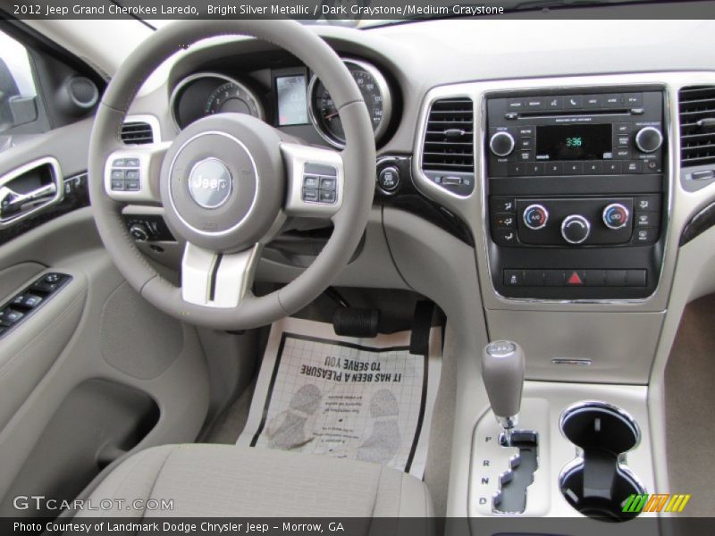 Bright Silver Metallic / Dark Graystone/Medium Graystone 2012 Jeep Grand Cherokee Laredo