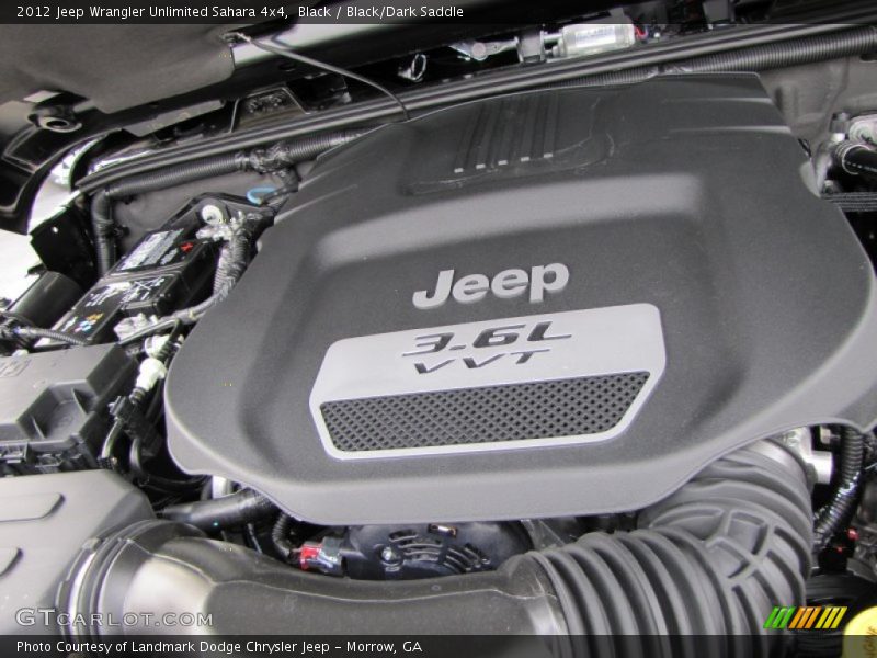 Black / Black/Dark Saddle 2012 Jeep Wrangler Unlimited Sahara 4x4