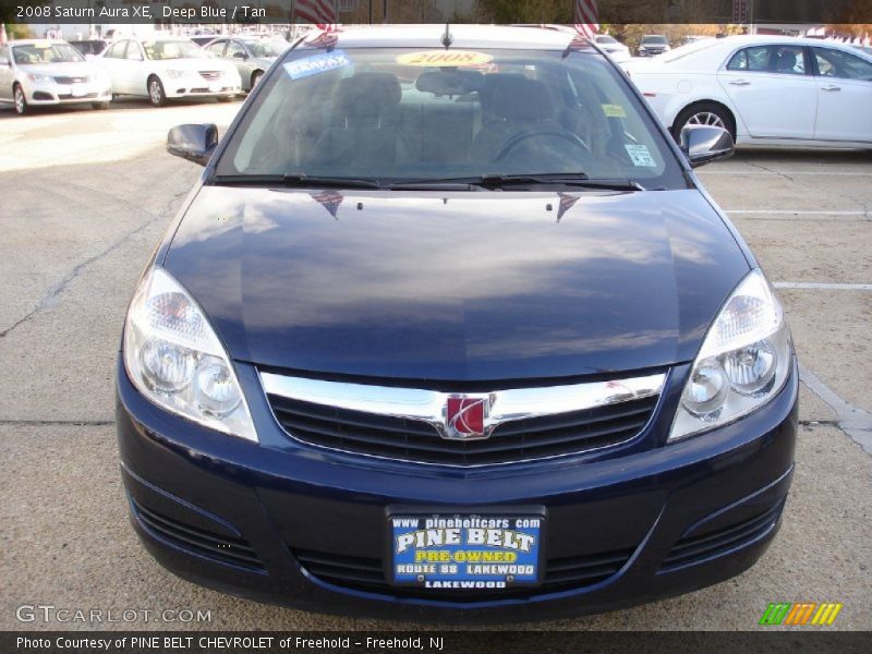 Deep Blue / Tan 2008 Saturn Aura XE