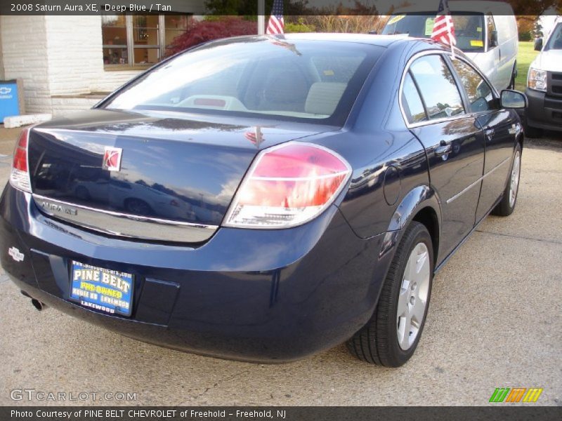 Deep Blue / Tan 2008 Saturn Aura XE