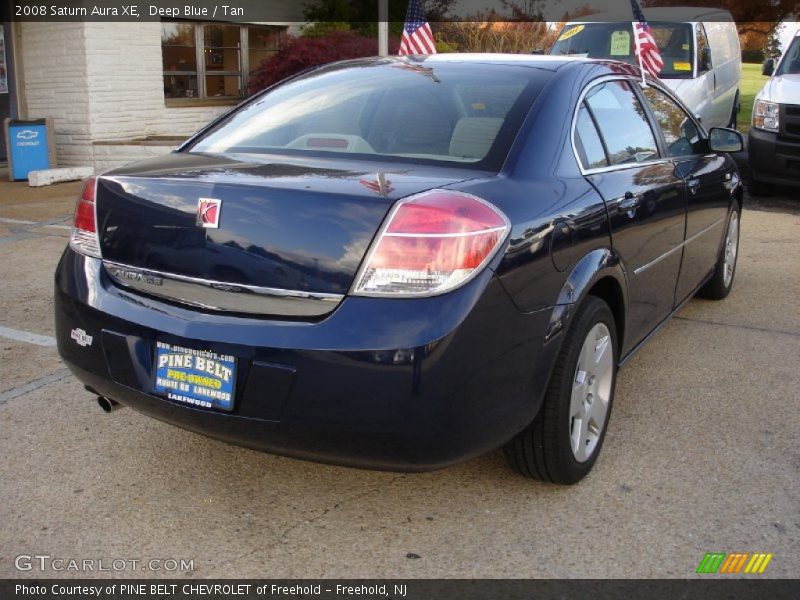 Deep Blue / Tan 2008 Saturn Aura XE