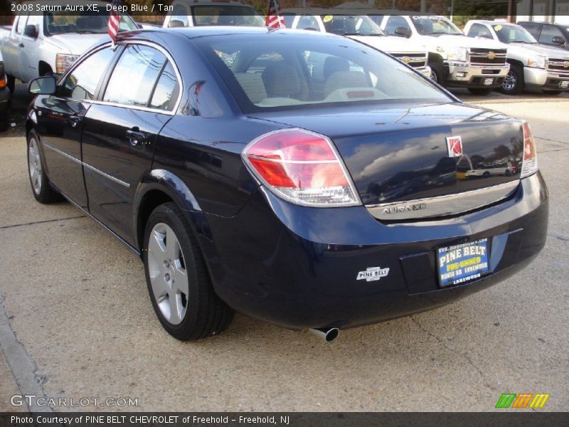 Deep Blue / Tan 2008 Saturn Aura XE