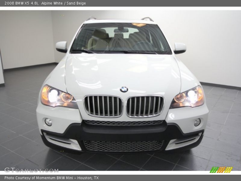 Alpine White / Sand Beige 2008 BMW X5 4.8i