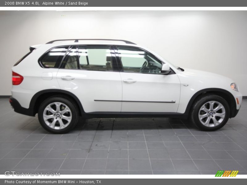 Alpine White / Sand Beige 2008 BMW X5 4.8i