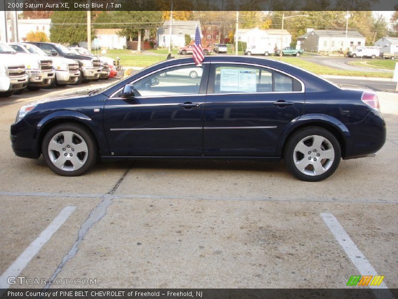 Deep Blue / Tan 2008 Saturn Aura XE